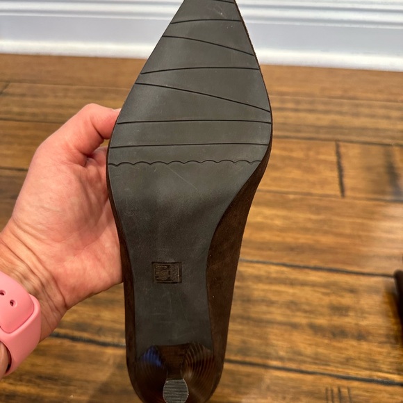 Fitzwell brown suede 3” heels - Picture 5 of 6
